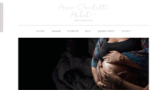 Desktop Screenshot of anne-charlotte-aubel.com