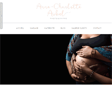 Tablet Screenshot of anne-charlotte-aubel.com